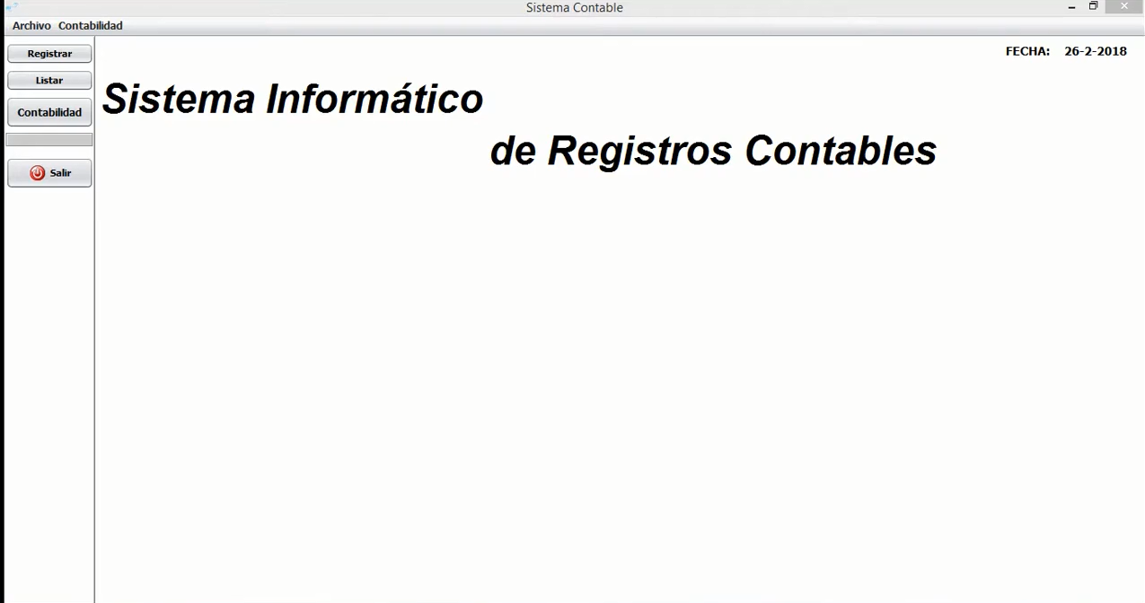 Sistema Informatico de Registros Contables
